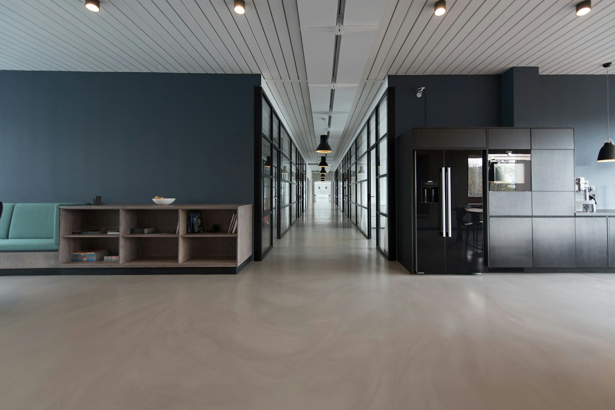Comfortable visitor waiting lounge and resource area at Global Peace Urlabari